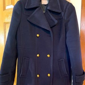 Banana Republic Wool Navy blue Peacoat